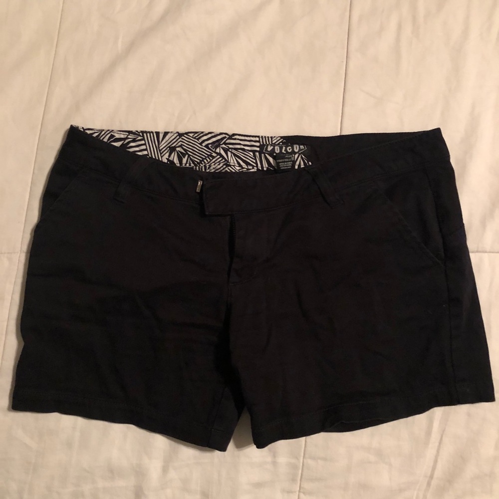 Black Volcom shorts